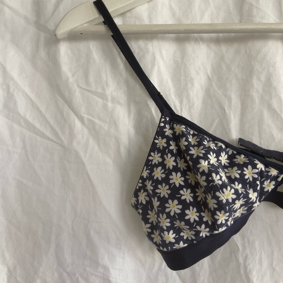 Madewell Cotton-Modal Mini Daisy bra Bralette size Medium - Picture 3 of 9
